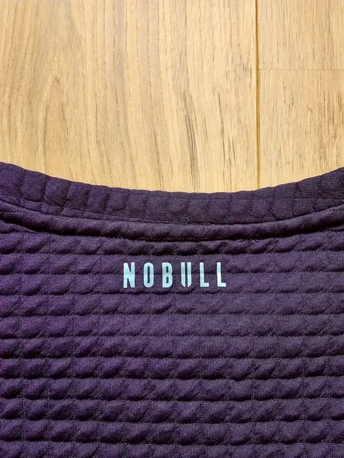 Pull Nobull matelassé violet taille M femme - photo numéro 6