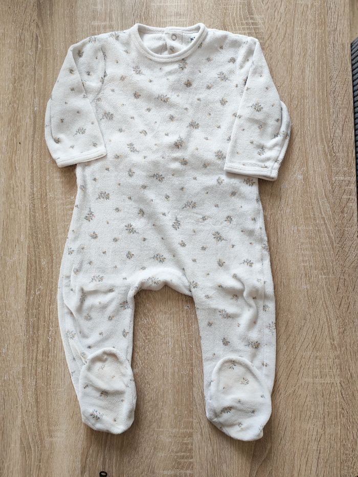Pyjama bébé une pièce Kiabi – 12 mois - photo numéro 2