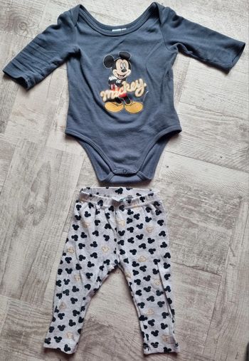 Ensemble body pyjama mickey