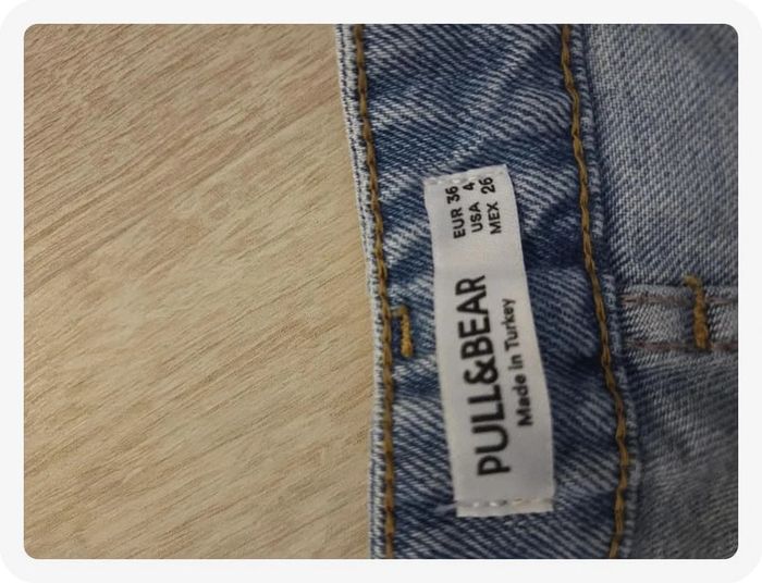 short en jean Pull & Bear bleu taille S - photo numéro 4