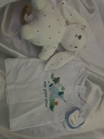 Doudou veilleuse et t shirt