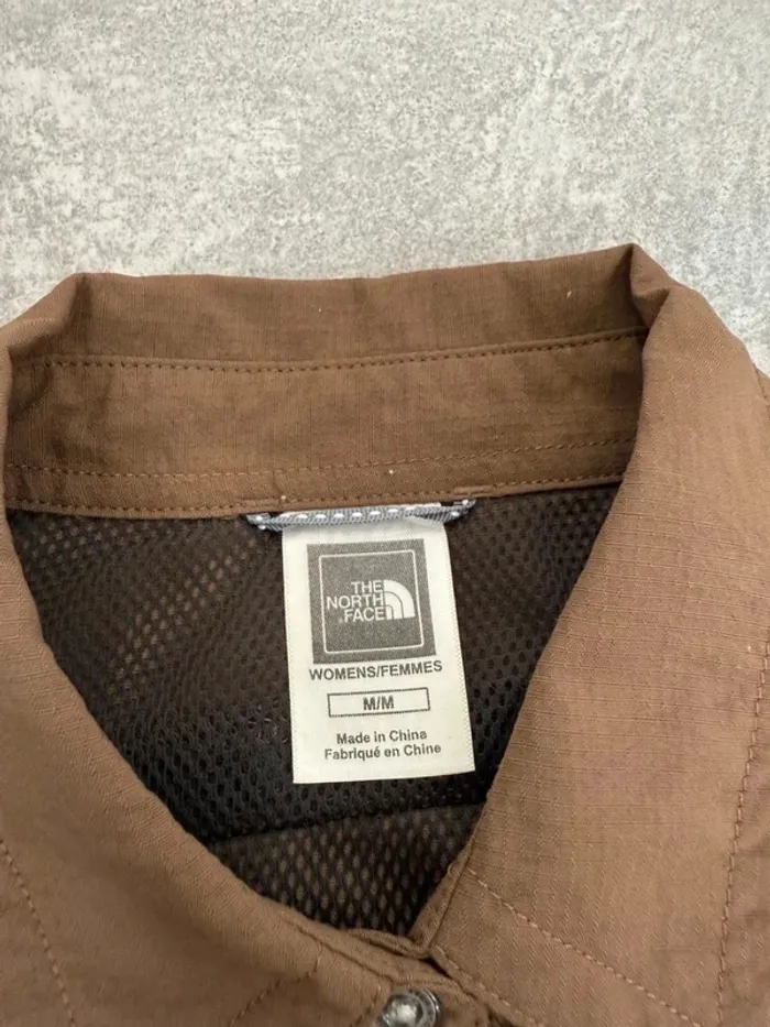 Chemise de randonnée The North Face marron manches courtes taille M - photo numéro 6