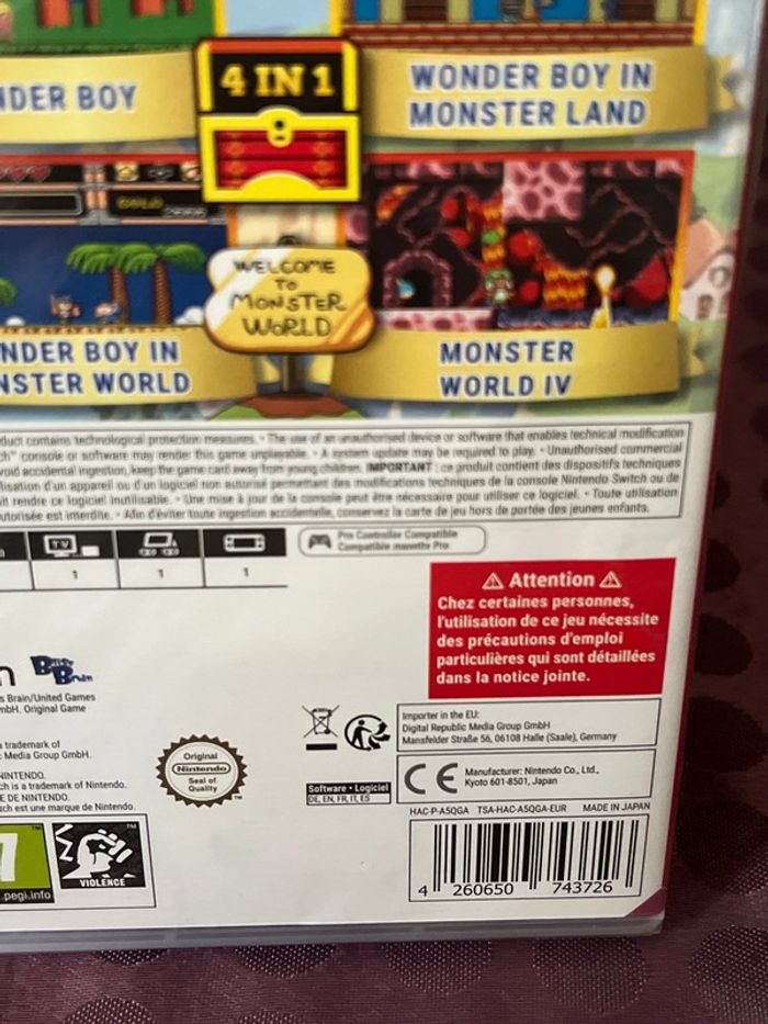 Jeu Nintendo switch wonder boy collection - photo numéro 3