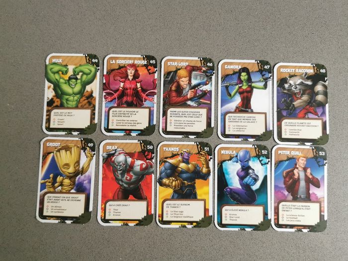 Lot de cartes j'explore l'univers Marvel avec Groot 2024 - photo numéro 6
