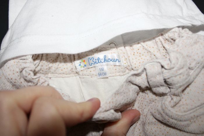 Ensemble short + t-shirt manches courtes taille 1 mois 54 cm - photo numéro 7