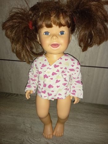 tee shirt cache coeur pour poupée de 36 cm