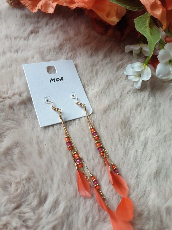 Boucles d'oreille moa