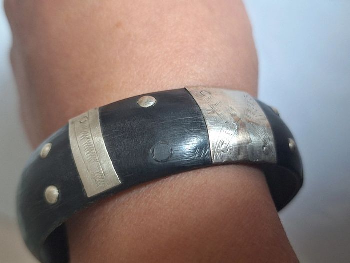 💥 Bracelet noir et argent unique 💥 - photo numéro 7