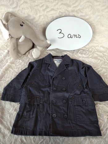 Blouson blazer parka manteau veste avec capuche Garçon 3 ans Ycc 214