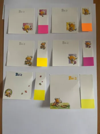 Lot 6 post it pimboli