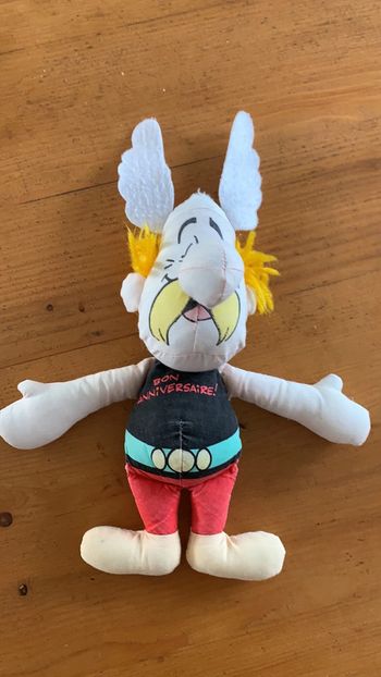Peluche Astérix anniversaire vintage