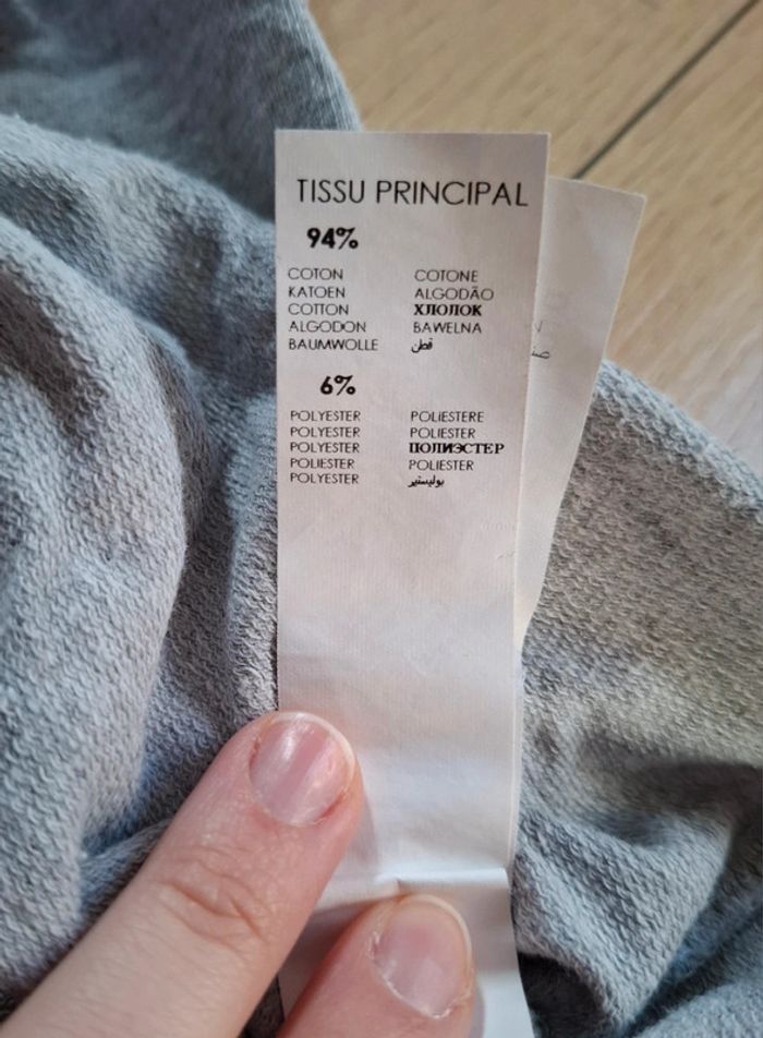 Haut court gris Mim Taille S - photo numéro 5