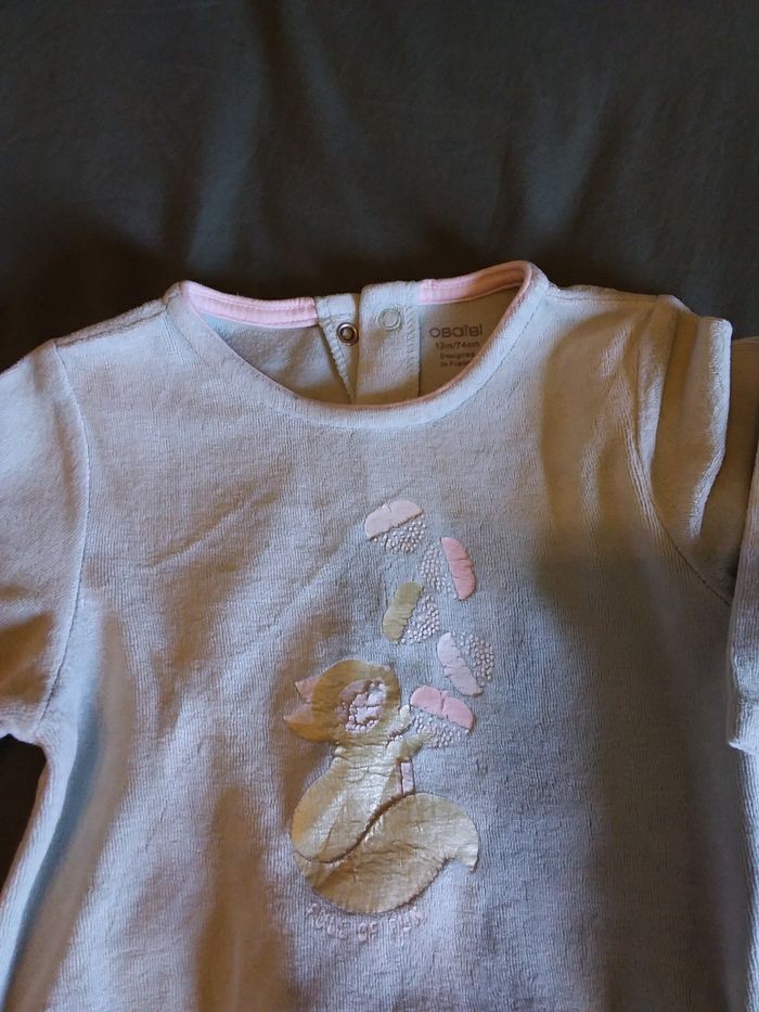 Lot bébé fille 12 mois automne hiver - photo numéro 5