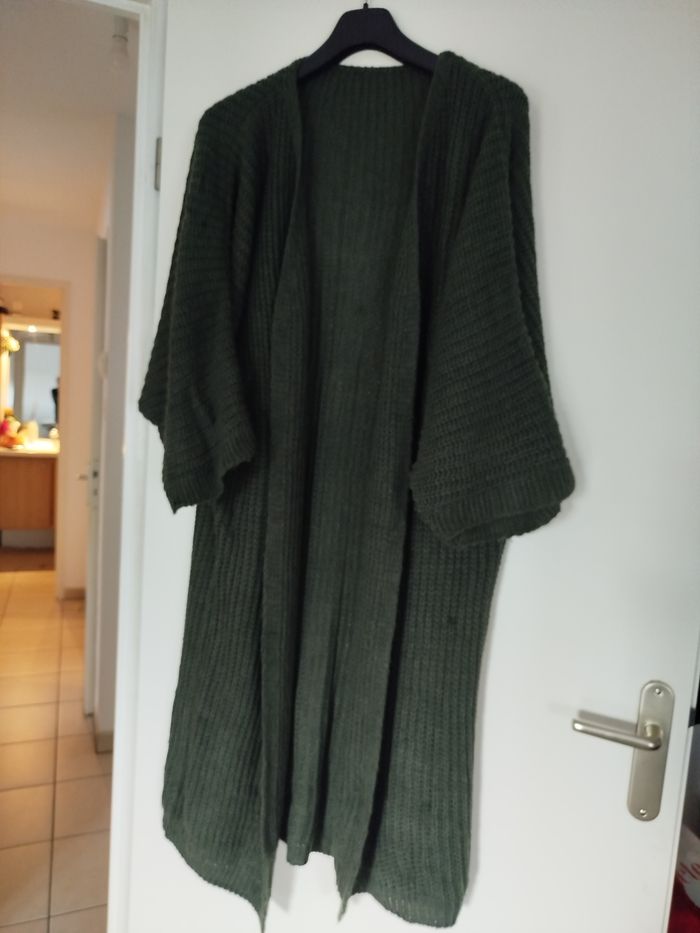 Grand cardigan (grande taille lire descriptif) Vintage - photo numéro 7
