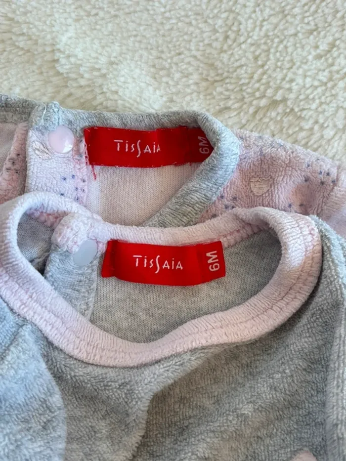 Lot Pyjama tissaia - taille 6 mois - photo numéro 6