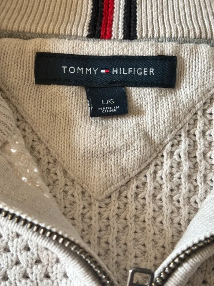 Pull Tommy H beige - photo numéro 4
