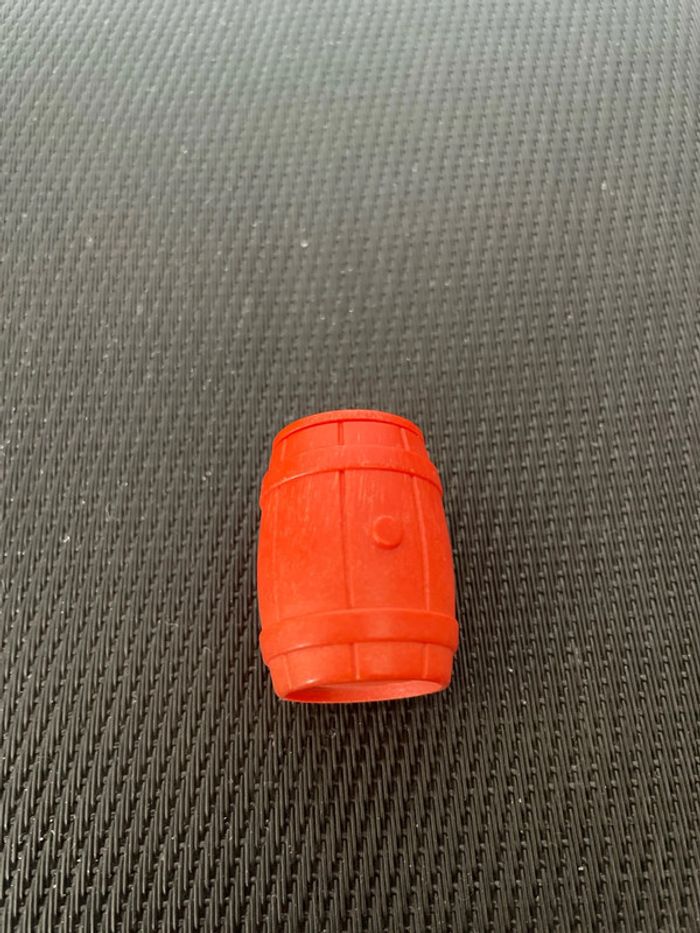 Playmobil fut tonneau rouge/orange ferme country western moyen âge pièces détachées - photo numéro 2