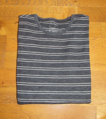 Pull GAP à rayures noir et gris foncé - Taille M
