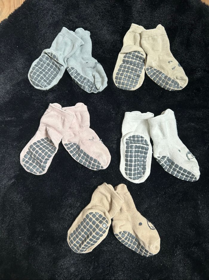 5 paires de chaussettes antidérapantes - photo numéro 2
