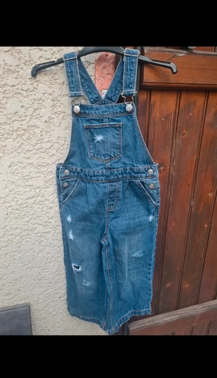 Salopette en jean pantalon 4 ans kiabi