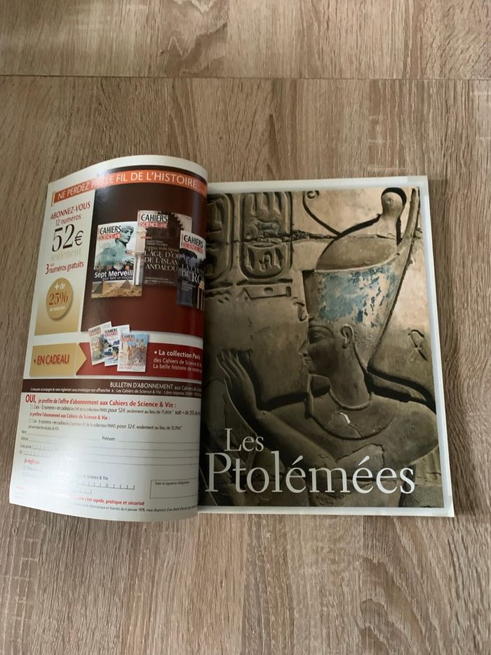 Magazine les cahiers de science & vie la fin des pharaons - photo numéro 3
