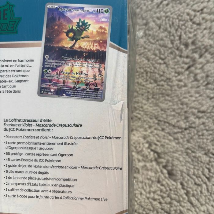 Coffret Dresseur Élite Ev6 - Etb Mascarade Crépusculaire Fr - photo numéro 6