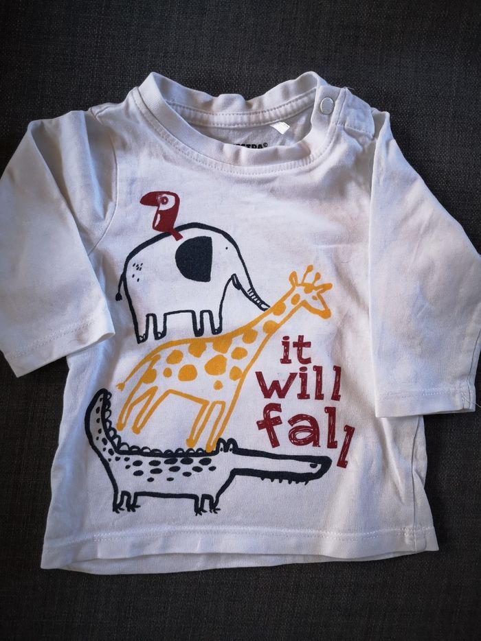 T-shirt ML. Orchestra. 3 mois. Tbe