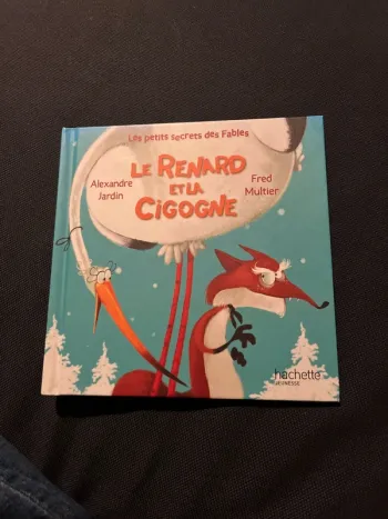 Livre pour enfants macdo le renard et la cigogne