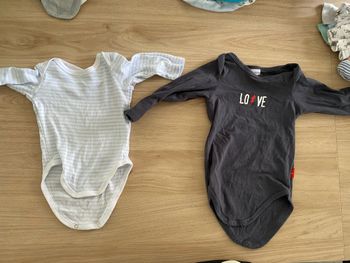 Lot de 2bodys bébé garçon 3 mois