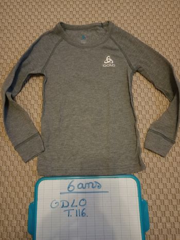 Sous pull Odlo 6 ans 