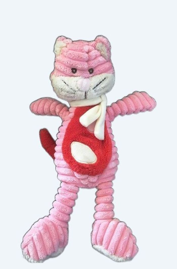 PELUCHE CHAT ROSE - TEX BABY