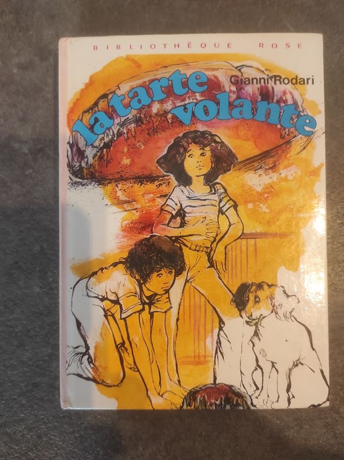 La tarte volante Gianno Rodari Bibliothèque Rose cartonnée 1979 - photo numéro 1