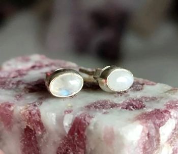 Boucles d'oreilles pierre de lune