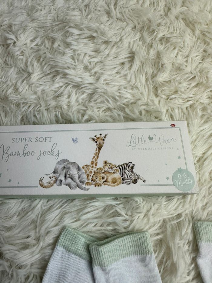 Coffret de 3 paires de chaussettes Wrendale Little wren taille 0-3 mois - photo numéro 5