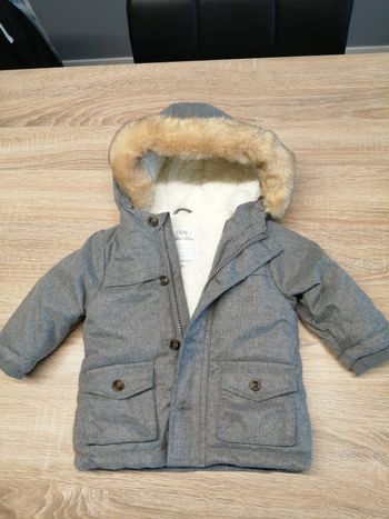 Manteau gris Verbaudet 6 mois