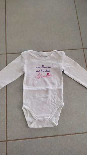 Body ML "mamie la plus gentille" T.23 M