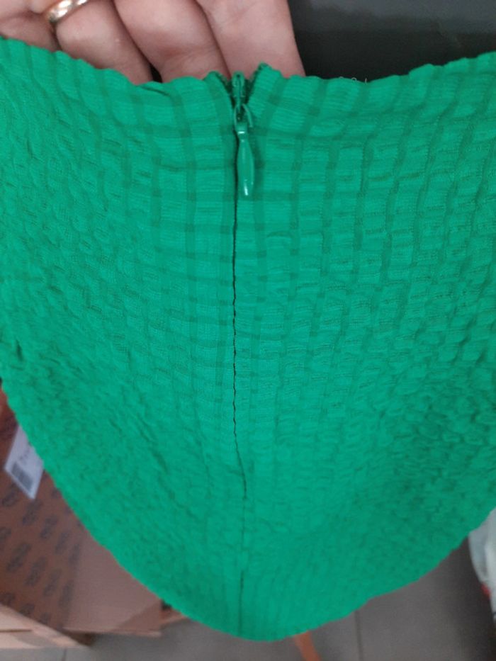 Robe bustier courte verte 38 Le Lis neuf avec étiquette 🏷 #lora11femme38 - photo numéro 4