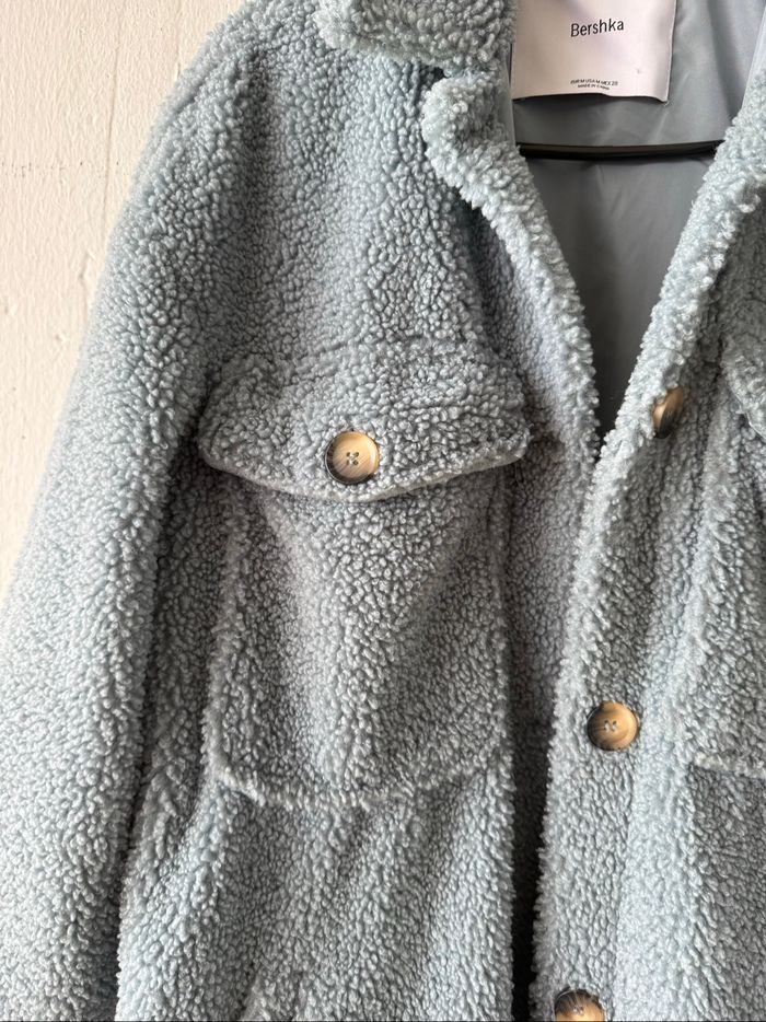 Veste manteau effet mouton taille M Bershka - photo numéro 7