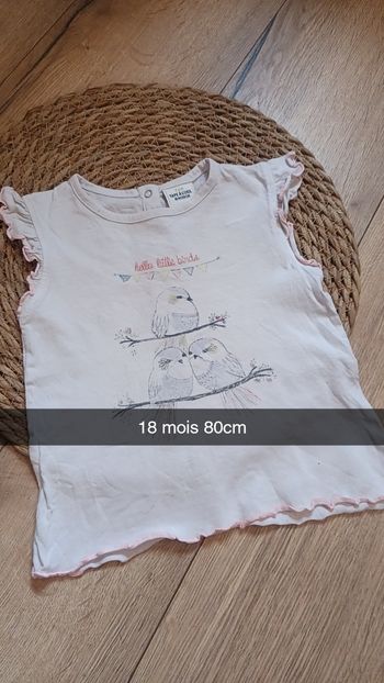 T-shirt manche courte tape a l'oeil 18 mois