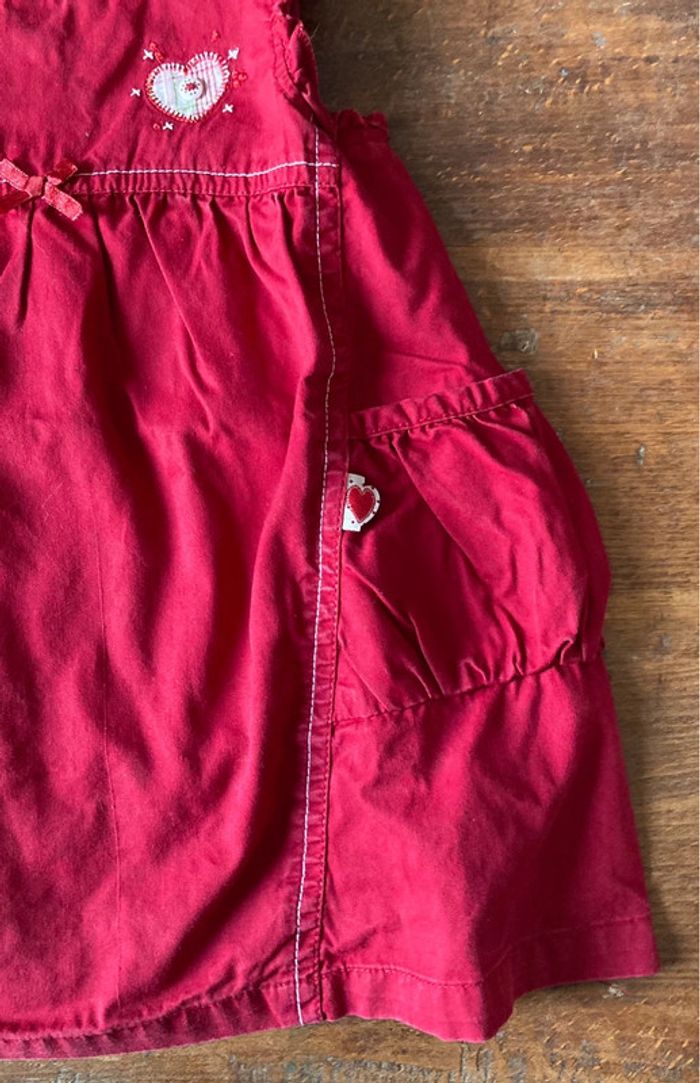 Robe rouge doublée 18 mois Sergent Major - photo numéro 5
