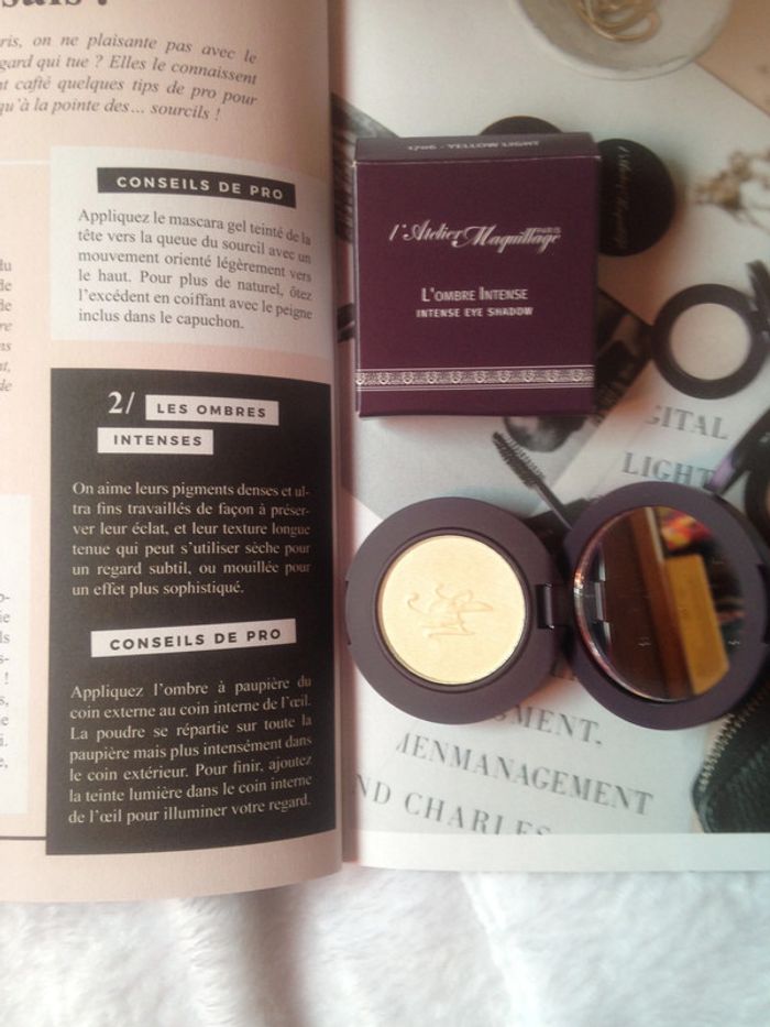 Fard à paupières blanc cassé L'Atelier Maquillage - photo numéro 2