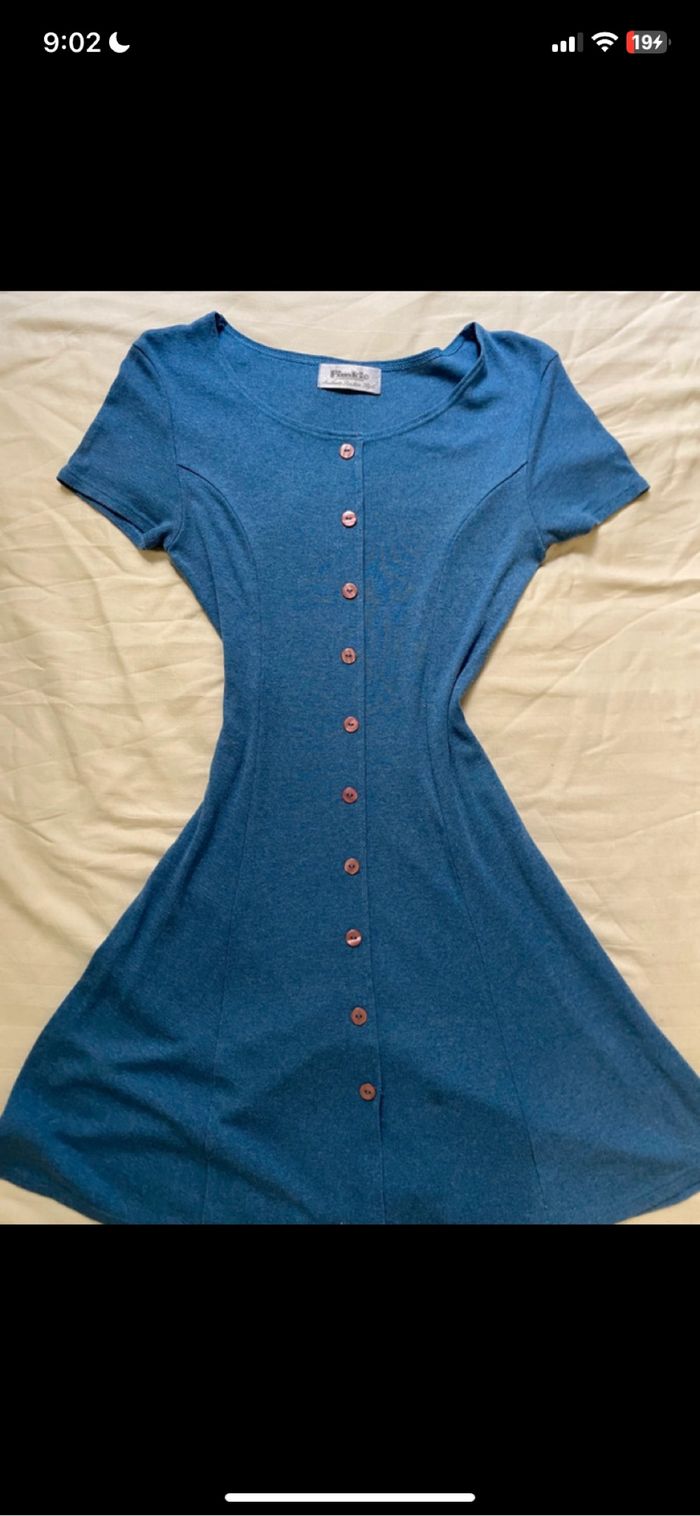Robe bleu pétrole Pimkie taille 36
