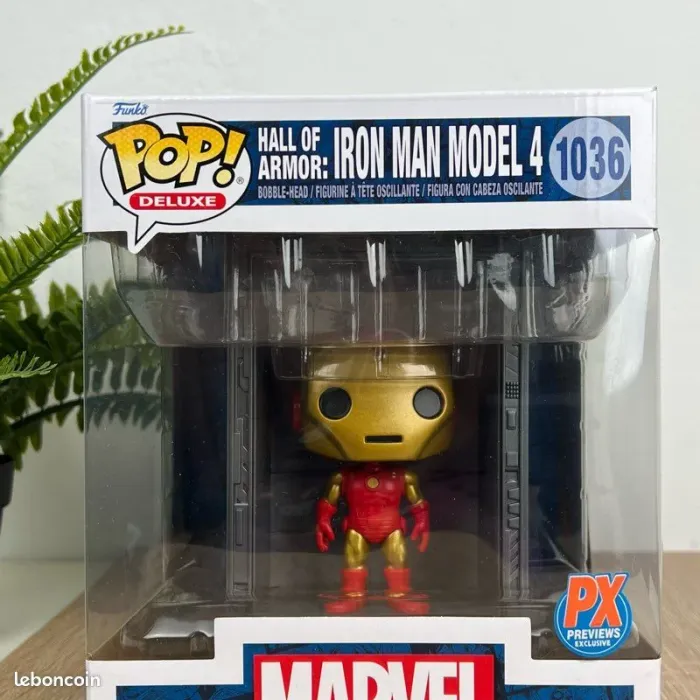 Figurine Funko Pop Deluxe - Iron Man / Hall of Armor Model 4 #1036 - photo numéro 2