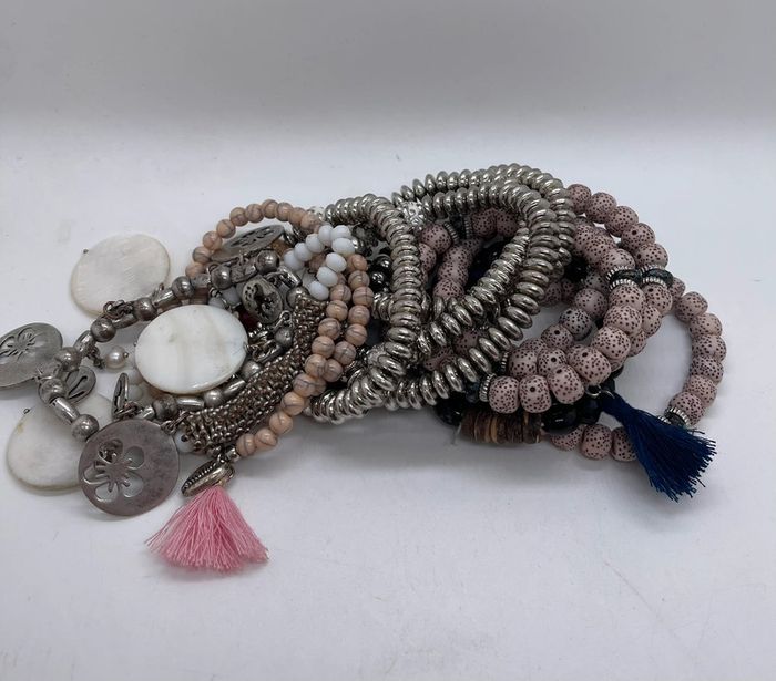 🌸 Lot de 15 bracelets fantaisie / bohème - photo numéro 12