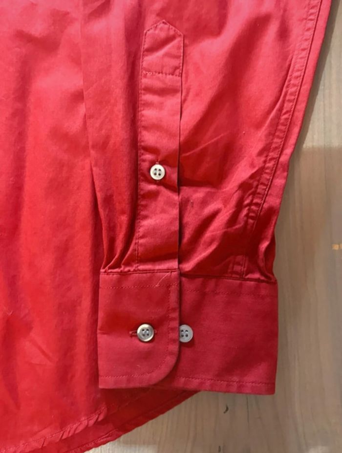 Chemise homme rouge Pierre Cardin Slim fit - photo numéro 6
