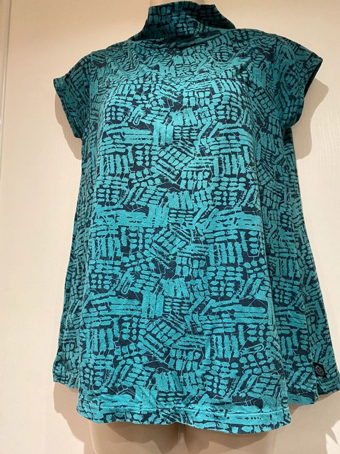 Kanabeach biologique blouse taille 36 bleu bleu canard - photo numéro 13