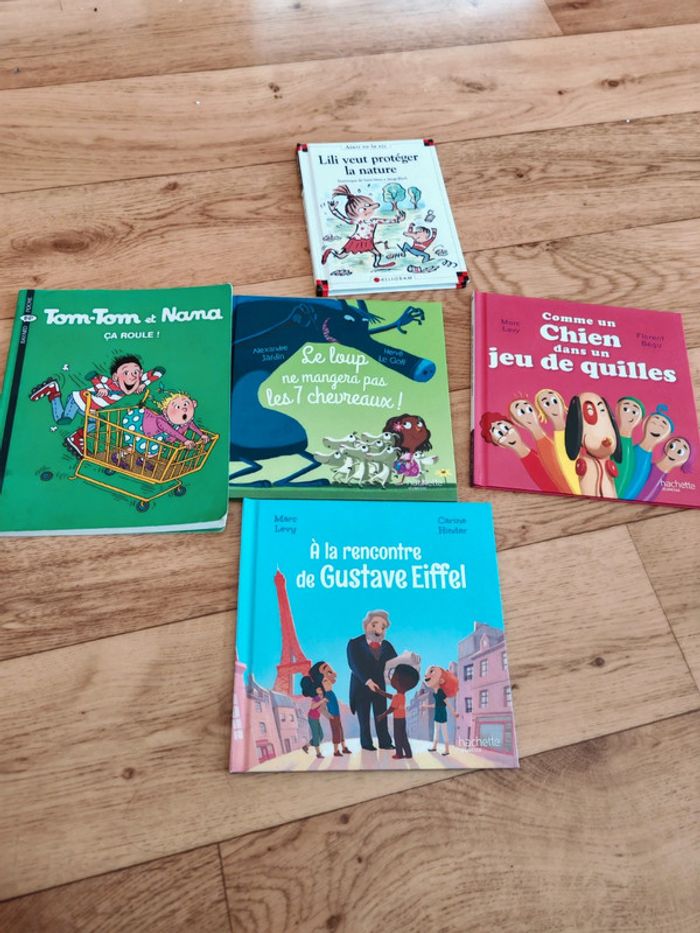 Lot 5 livres pour enfant
