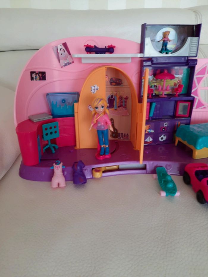 La chambre métamorphose Polly Pocket avec 1 grande figurine et 1 mini figurine - photo numéro 6
