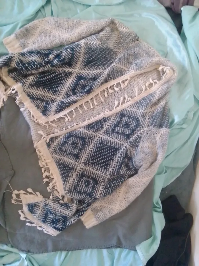 Gilet poncho femme