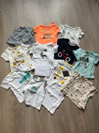Lot vêtements garçon 6 mois 